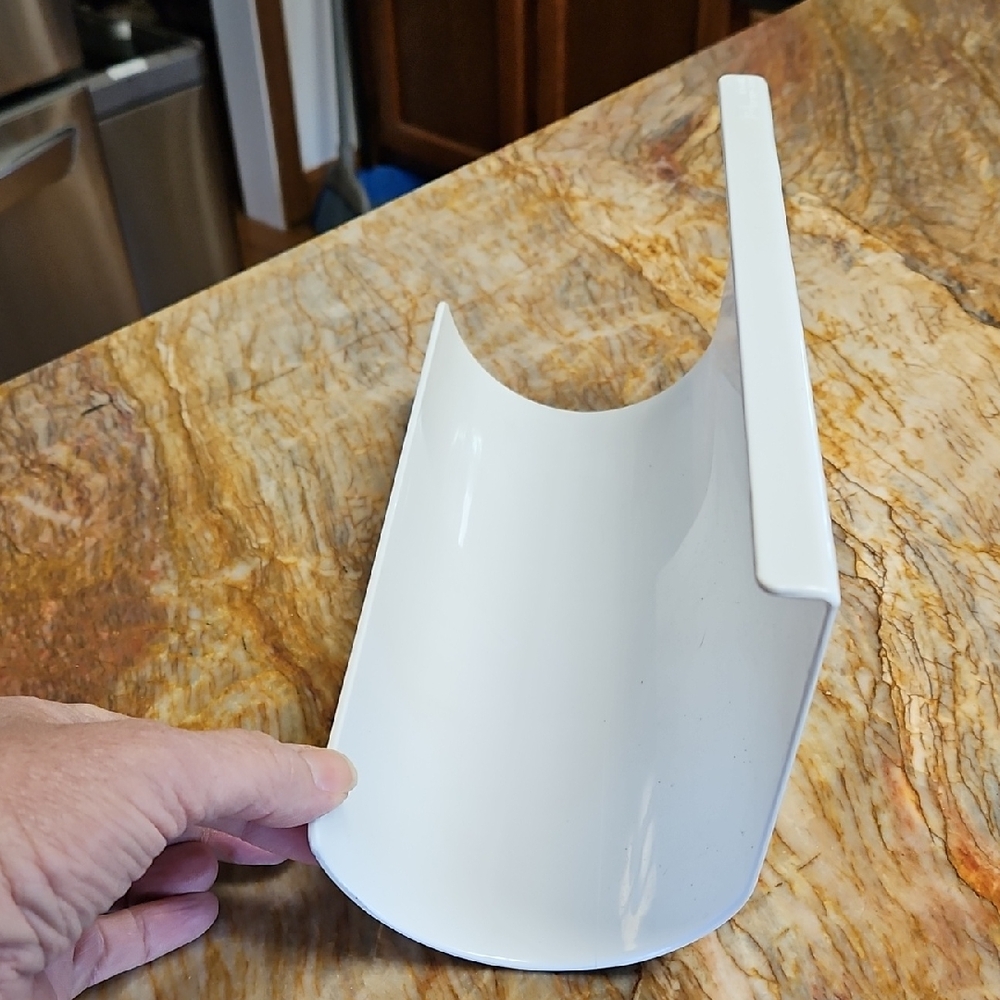 Refrigerator Beverage Bottle Rack Holder White Plastic